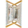 Ambesonne Romantic Magazine and Book Holder, Wild Cats Passion Theme Lovers Valentine’s Rose Petals Arrows Eros, Floor Rack Decor for Interior of Home & Office, 22″ x 19″, Vermilion Pale Grey(Bluegrey and Ivory)