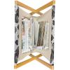 Ambesonne Romantic Magazine and Book Holder, Wild Cats Passion Theme Lovers Valentine’s Rose Petals Arrows Eros, Floor Rack Decor for Interior of Home & Office, 22″ x 19″, Vermilion Pale Grey(Pale Grey Black)