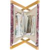 Ambesonne Romantic Magazine and Book Holder, Wild Cats Passion Theme Lovers Valentine’s Rose Petals Arrows Eros, Floor Rack Decor for Interior of Home & Office, 22″ x 19″, Vermilion Pale Grey(Charcoal Grey Beige)