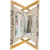 Ambesonne Romantic Magazine and Book Holder, Wild Cats Passion Theme Lovers Valentine’s Rose Petals Arrows Eros, Floor Rack Decor for Interior of Home & Office, 22″ x 19″, Vermilion Pale Grey(Dark Brown Pale Brown)
