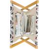 Ambesonne Romantic Magazine and Book Holder, Wild Cats Passion Theme Lovers Valentine’s Rose Petals Arrows Eros, Floor Rack Decor for Interior of Home & Office, 22″ x 19″, Vermilion Pale Grey(Vermilion Pale Grey)