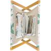 Ambesonne Romantic Magazine and Book Holder, Wild Cats Passion Theme Lovers Valentine’s Rose Petals Arrows Eros, Floor Rack Decor for Interior of Home & Office, 22″ x 19″, Vermilion Pale Grey(Fern Green Black)