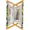 Ambesonne Rose Magazine and Book Holder, Shades of Pink Gentle Seasonal Flora Romance Love Theme Valentine’s Day Inspired Design, Floor Rack Decor for Interior of Home & Office, 22″ x 19″, Pink(Green Black White)