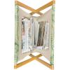 Ambesonne Rose Magazine and Book Holder, Shades of Pink Gentle Seasonal Flora Romance Love Theme Valentine’s Day Inspired Design, Floor Rack Decor for Interior of Home & Office, 22″ x 19″, Pink(Fern Green Pale Green)