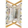 Ambesonne Rose Magazine and Book Holder, Shades of Pink Gentle Seasonal Flora Romance Love Theme Valentine’s Day Inspired Design, Floor Rack Decor for Interior of Home & Office, 22″ x 19″, Pink(Grey Yellow)