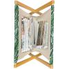 Ambesonne Rose Magazine and Book Holder, Shades of Pink Gentle Seasonal Flora Romance Love Theme Valentine’s Day Inspired Design, Floor Rack Decor for Interior of Home & Office, 22″ x 19″, Pink(Forest Green and White)