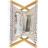 Ambesonne Roses Magazine and Book Holder, Romantic Valentine’s Day Pattern in Pastel Tones, Floor Rack Decor for Interior of Home & Office, 22″ x 19″, Rose Mauve(Pink Chestnut Brown)