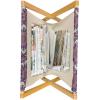 Ambesonne Spring Magazine and Book Holder, Blossoms Forms Heart Shapes Valentine’s Day Orderly Repeated Illustration, Floor Rack Decor for Interior of Home & Office, 22″ x 19″, White Pale Fuchsia(Pale Purple Quartz White)
