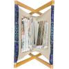 Ambesonne Spring Magazine and Book Holder, Blossoms Forms Heart Shapes Valentine’s Day Orderly Repeated Illustration, Floor Rack Decor for Interior of Home & Office, 22″ x 19″, White Pale Fuchsia(Quartz and Seafoam)