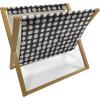 Ambesonne Folk Magazine and Book Holder, Valentine’s Day Pattern with Colorful Hearts, Floor Rack Decor for Interior of Home & Office, 22″ x 19″, Dark Lavender Multicolor(Eggshell Charcoal Grey)
