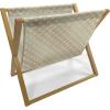 Ambesonne Love Magazine and Book Holder, Pattern Valentine’s Day with Flowers and Butterfly Holiday Love Antiquity Vintage, Floor Rack Decor for Interior of Home & Office, 22″ x 19″, Beige Brown Red(Pale Coffee White)