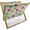 Ambesonne Love Magazine and Book Holder, Various Ornamental Hearts in Pastel Colors Valentine’s Day Themed Design, Floor Rack Decor for Interior of Home & Office, 22″ x 19″, Blush Multicolor(Vermilion Mustard)