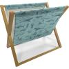 Ambesonne Love Magazine and Book Holder, Various Ornamental Hearts in Pastel Colors Valentine’s Day Themed Design, Floor Rack Decor for Interior of Home & Office, 22″ x 19″, Blush Multicolor(Dark Sky Blue Seafoam)