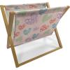 Ambesonne Love Magazine and Book Holder, Various Ornamental Hearts in Pastel Colors Valentine’s Day Themed Design, Floor Rack Decor for Interior of Home & Office, 22″ x 19″, Blush Multicolor(Blush Multicolor)