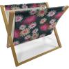 Ambesonne Love Magazine and Book Holder, Various Ornamental Hearts in Pastel Colors Valentine’s Day Themed Design, Floor Rack Decor for Interior of Home & Office, 22″ x 19″, Blush Multicolor(Grey and Multicolor)