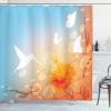Pale Blue Orange White