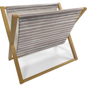 Ambesonne Giraffe Magazine and Book Holder, Couple Kissing Valentines Day Theme Lovers of Safari Animals Fun Romance, Floor Rack Decor for Interior of Home & Office, 22″ x 19″, Cinnamon White Peach(Warm Taupe and White)