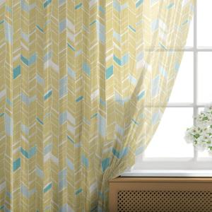 Ambesonne Indie Tulle Curtains with Rod Pocket, Hipster Fashion Themed Pattern Clothing Accessories and Sketchy Art, Sheer Drape for Wedding Party 2 Panels, 108″ x 54″, Seafoam Orange Black(Pale Blue Mustard)