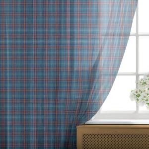 Ambesonne Indie Tulle Curtains with Rod Pocket, Hipster Fashion Themed Pattern Clothing Accessories and Sketchy Art, Sheer Drape for Wedding Party 2 Panels, 108″ x 54″, Seafoam Orange Black(Blue Navy Blue Red)
