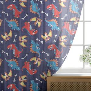 Ambesonne Indie Tulle Curtains with Rod Pocket, Hipster Fashion Themed Pattern Clothing Accessories and Sketchy Art, Sheer Drape for Wedding Party 2 Panels, 108″ x 54″, Seafoam Orange Black(Navy Blue Orange Red)