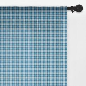 Ambesonne Indie Tulle Curtains with Rod Pocket, Hipster Fashion Themed Pattern Clothing Accessories and Sketchy Art, Sheer Drape for Wedding Party 2 Panels, 108″ x 54″, Seafoam Orange Black(Blue Pale Blue)