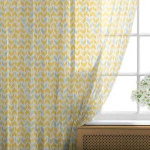 Ambesonne Indie Tulle Curtains with Rod Pocket, Hipster Fashion Themed Pattern Clothing Accessories and Sketchy Art, Sheer Drape for Wedding Party 2 Panels, 108″ x 54″, Seafoam Orange Black(Marigold Pale Blue White)
