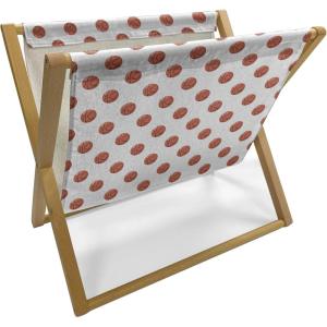 Ambesonne Poppy Flower Magazine and Book Holder, Leaves and Petals Watercolors Bouquet Romance Inspiration Valentines Day, Floor Rack Decor for Interior of Home & Office, 22″ x 19″, Green Pink Cream(Cinnamon Black White)