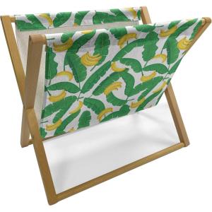 Ambesonne Romantic Magazine and Book Holder, Valentines Day Inspired Love Couple Sign Hearts and Retro Polka Dots, Floor Rack Decor for Interior of Home & Office, 22″ x 19″, Coral Pale Orange Blue(Hunter Green Yellow)