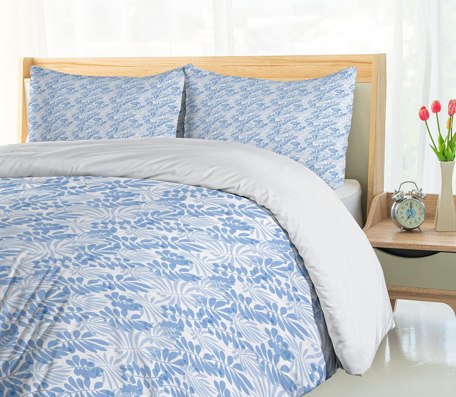 imageAmbesonne Dog Driver Duvet Cover Set Romantic Chihuahua with Balloon Rose Flower Valentines Love Date Celebration Decorative 3 Piece Bedding Set with 2 Pillow Shams King Size Red YellowPale Blue and White