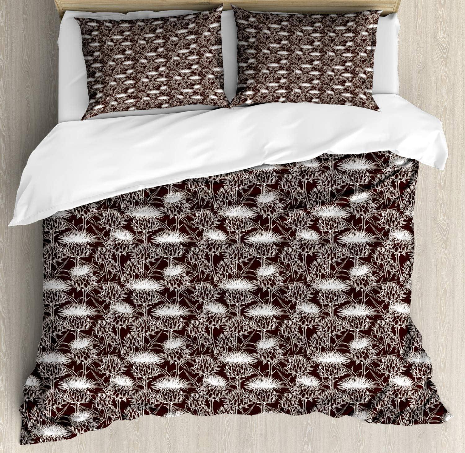 imageAmbesonne Dog Driver Duvet Cover Set Romantic Chihuahua with Balloon Rose Flower Valentines Love Date Celebration Decorative 3 Piece Bedding Set with 2 Pillow Shams King Size Red YellowBrown and White