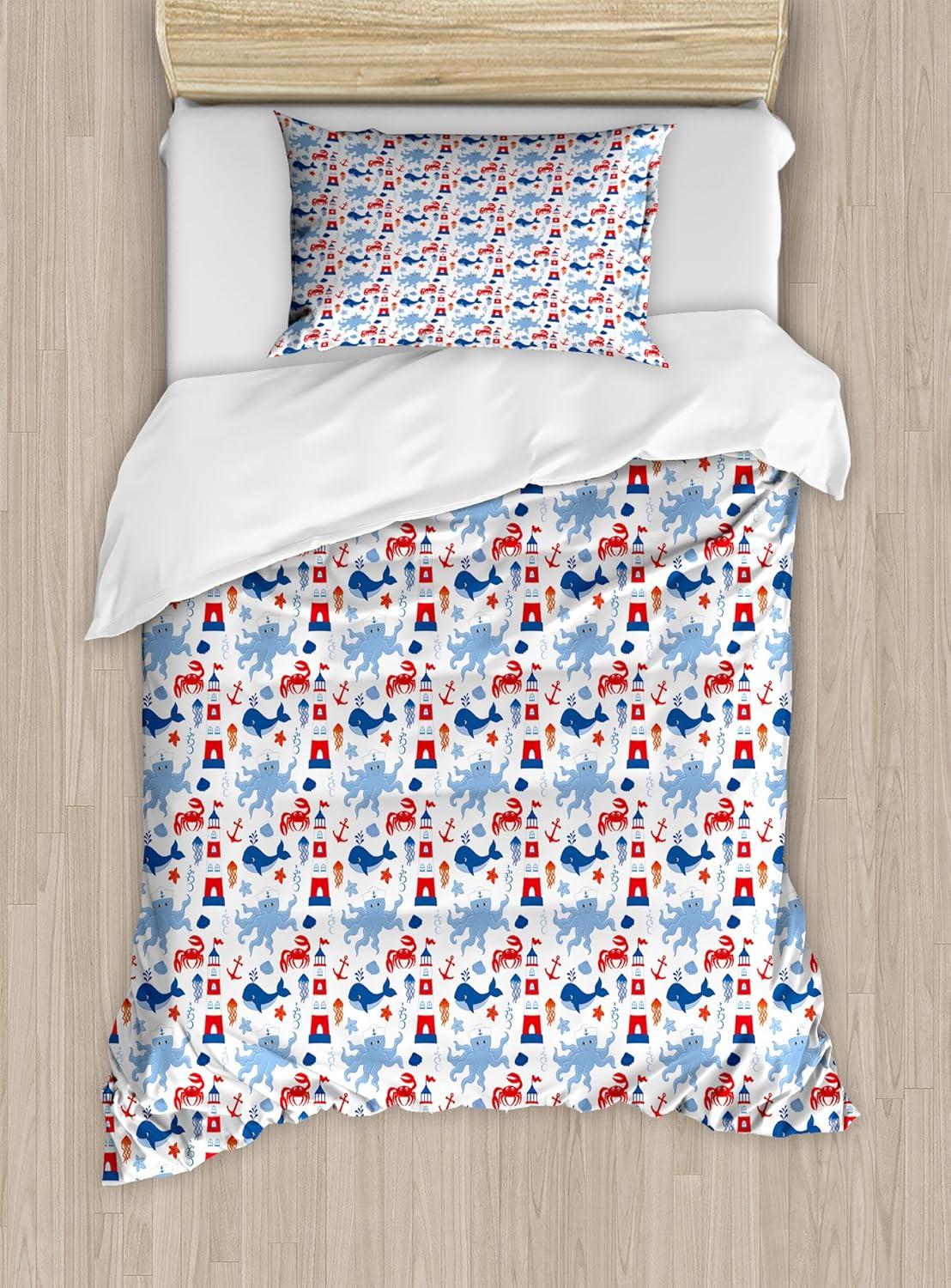 imageAmbesonne Dog Driver Duvet Cover Set Romantic Chihuahua with Balloon Rose Flower Valentines Love Date Celebration Decorative 3 Piece Bedding Set with 2 Pillow Shams King Size Red YellowBlue Red White