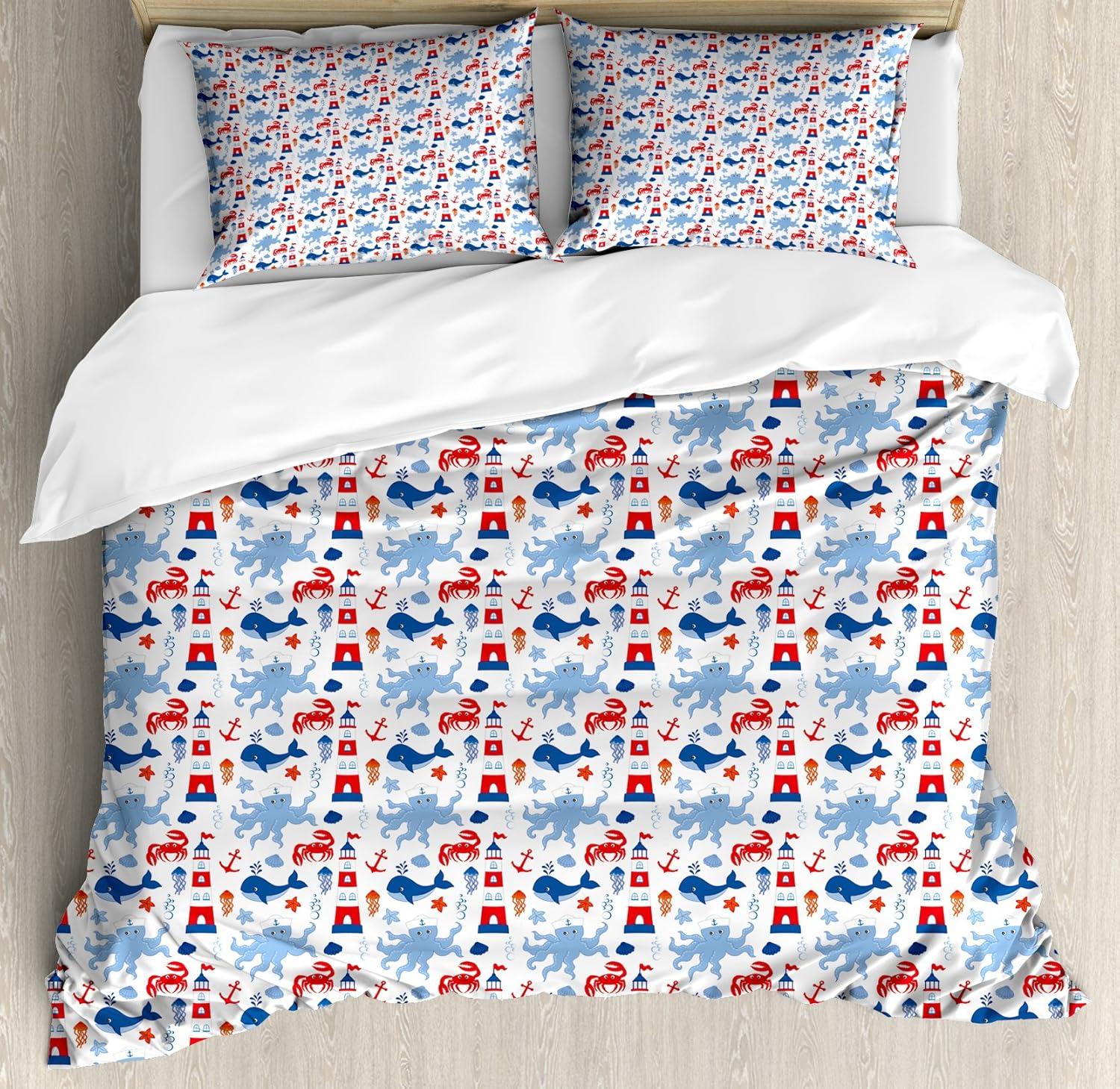 imageAmbesonne Dog Driver Duvet Cover Set Romantic Chihuahua with Balloon Rose Flower Valentines Love Date Celebration Decorative 3 Piece Bedding Set with 2 Pillow Shams King Size Red YellowBlue Red White