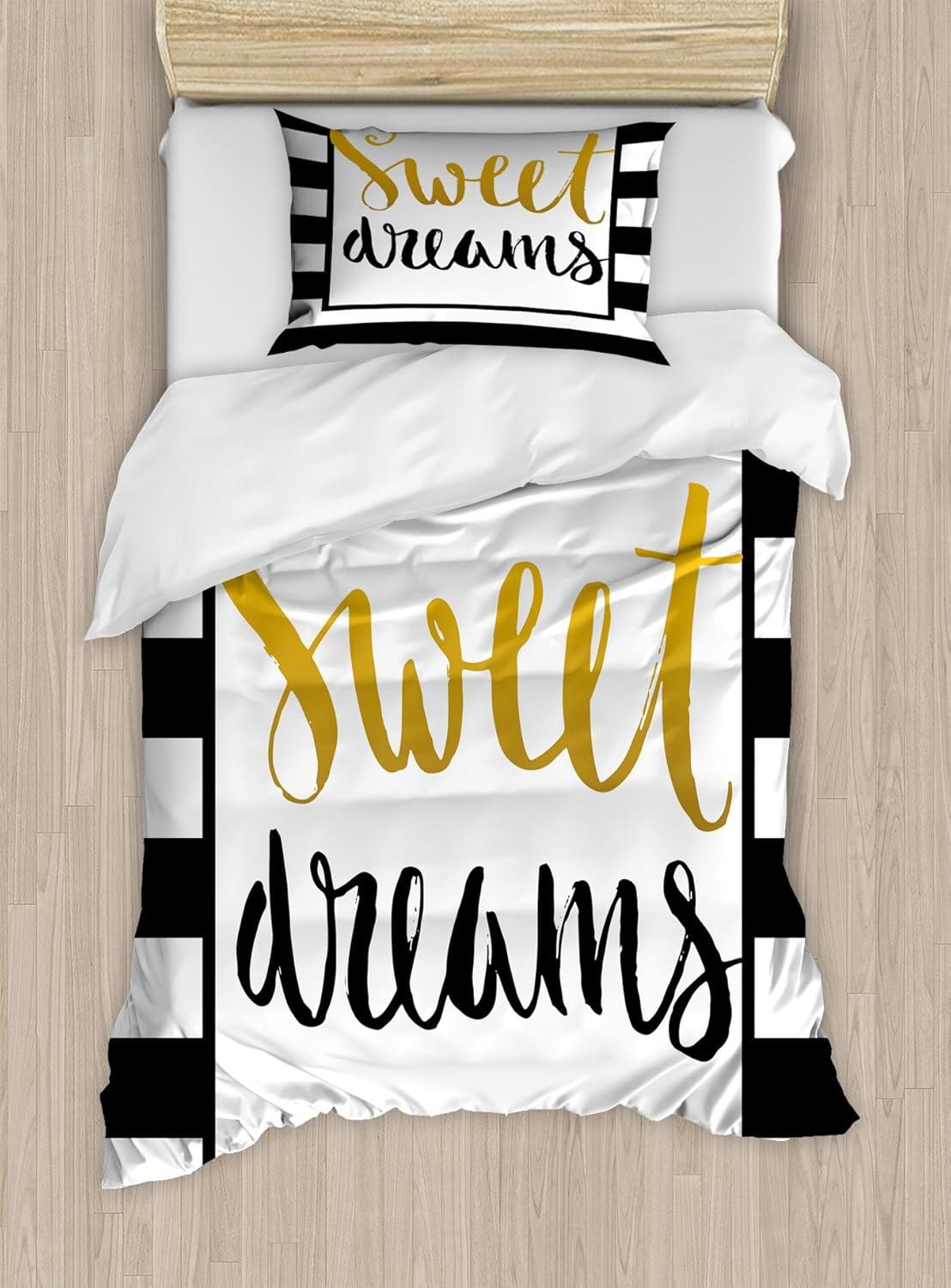 imageAmbesonne Dog Driver Duvet Cover Set Romantic Chihuahua with Balloon Rose Flower Valentines Love Date Celebration Decorative 3 Piece Bedding Set with 2 Pillow Shams King Size Red YellowYellow Black White