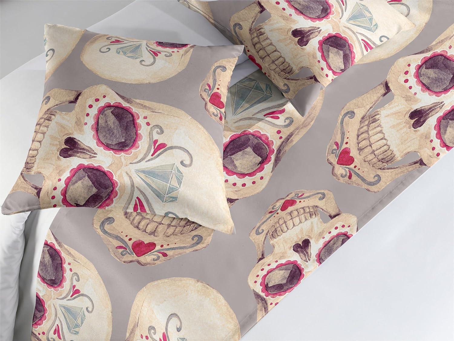 imageAmbesonne Floral Bed Runner Set Valentines Day Concept Art Pastel Repetitive Roses Pattern Plot Decorative Bedding Scarf and a Pillow Sham for Hotels Homes Twin Dark Pink Blush and WhiteDark Pink and Pale Seafoam