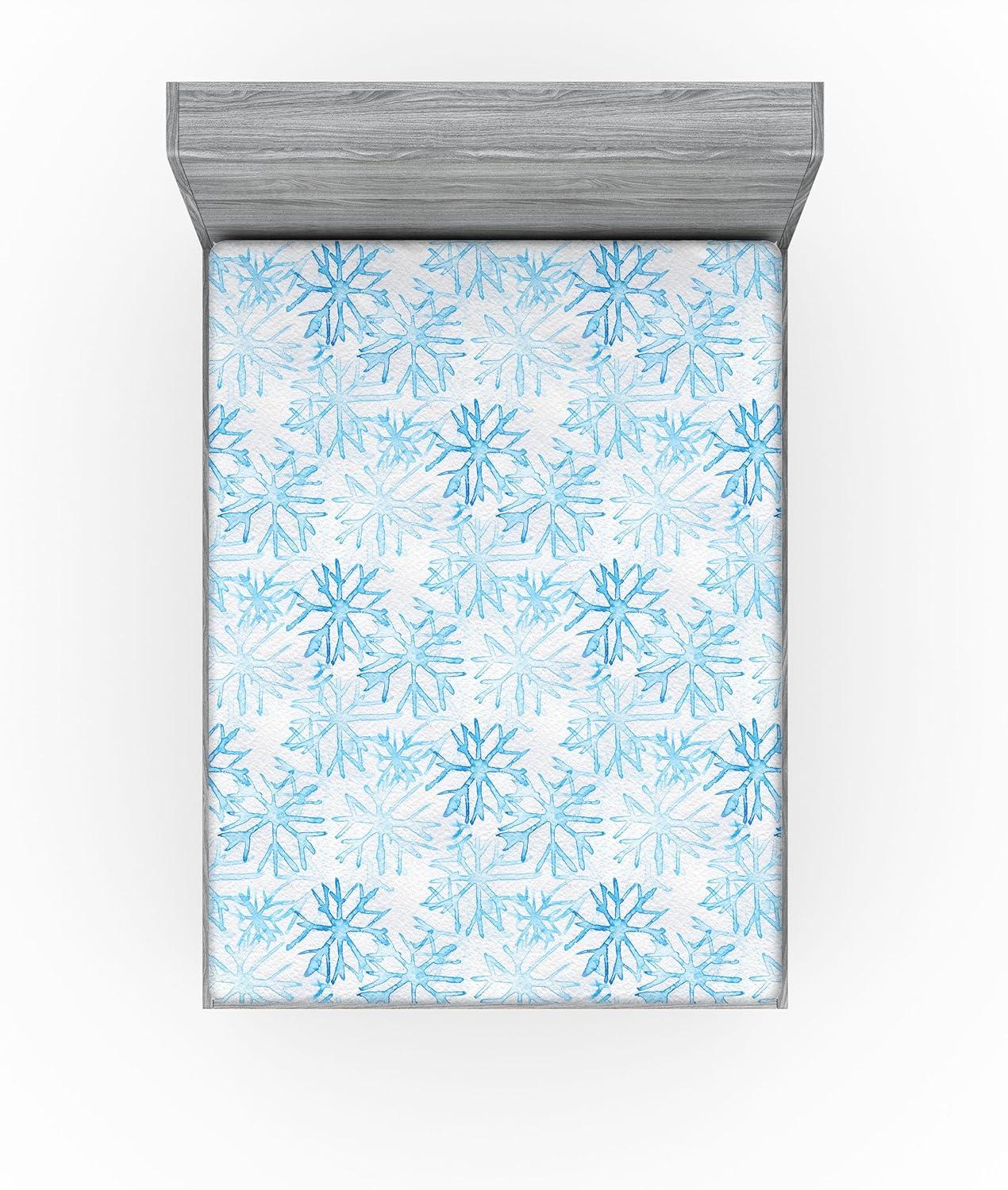 imageAmbesonne Floral Fitted Sheet Realistic Painting Print A Million Roses to My Love Valentines Day Decorative Soft Bedding AllRound Elastic Pocket California King Pale Pink Dark Pink and EcruDeep Sky Blue Off White