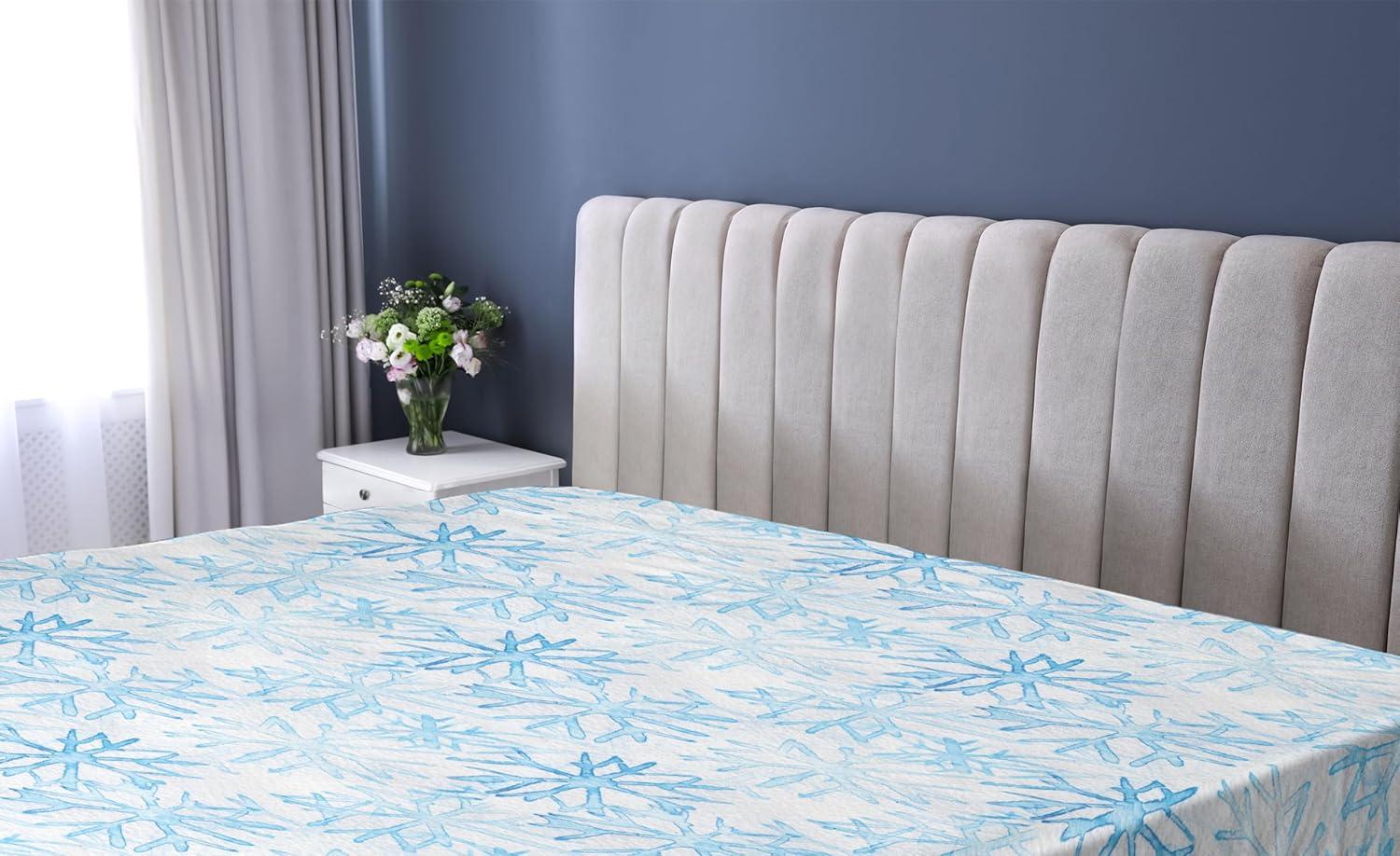 imageAmbesonne Floral Fitted Sheet Realistic Painting Print A Million Roses to My Love Valentines Day Decorative Soft Bedding AllRound Elastic Pocket California King Pale Pink Dark Pink and EcruDeep Sky Blue Off White