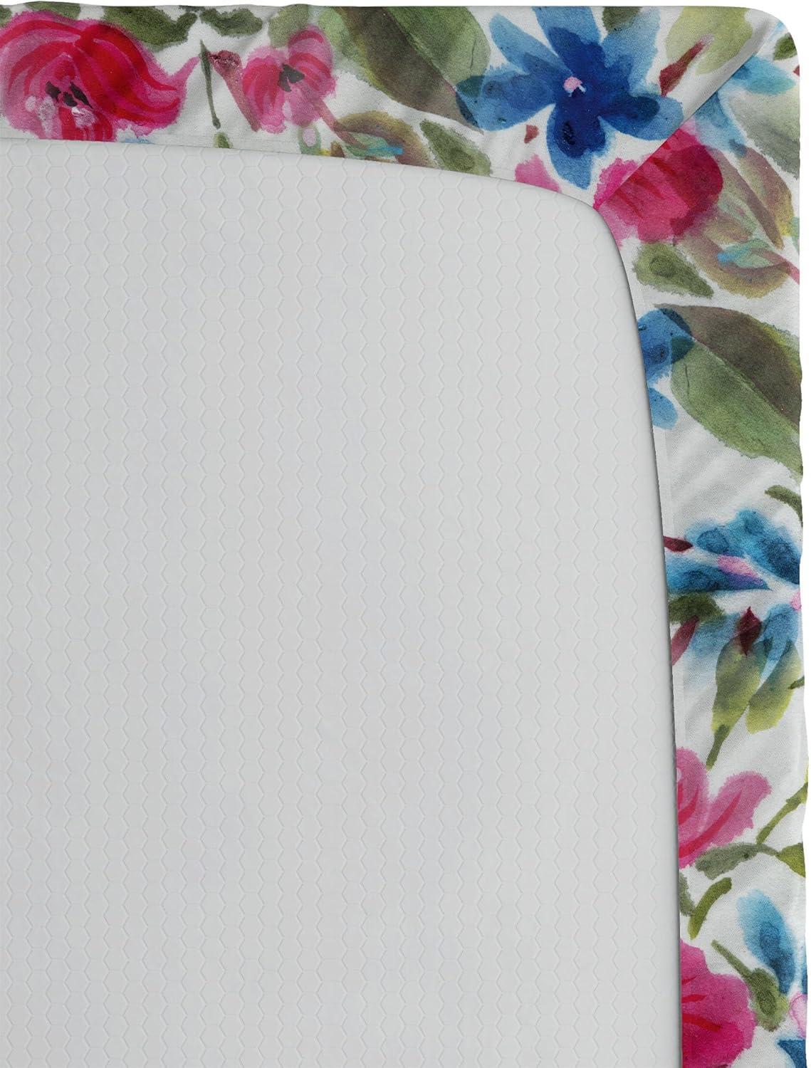 imageAmbesonne Floral Fitted Sheet Realistic Painting Print A Million Roses to My Love Valentines Day Decorative Soft Bedding AllRound Elastic Pocket California King Pale Pink Dark Pink and EcruPastel Pink Sage Green