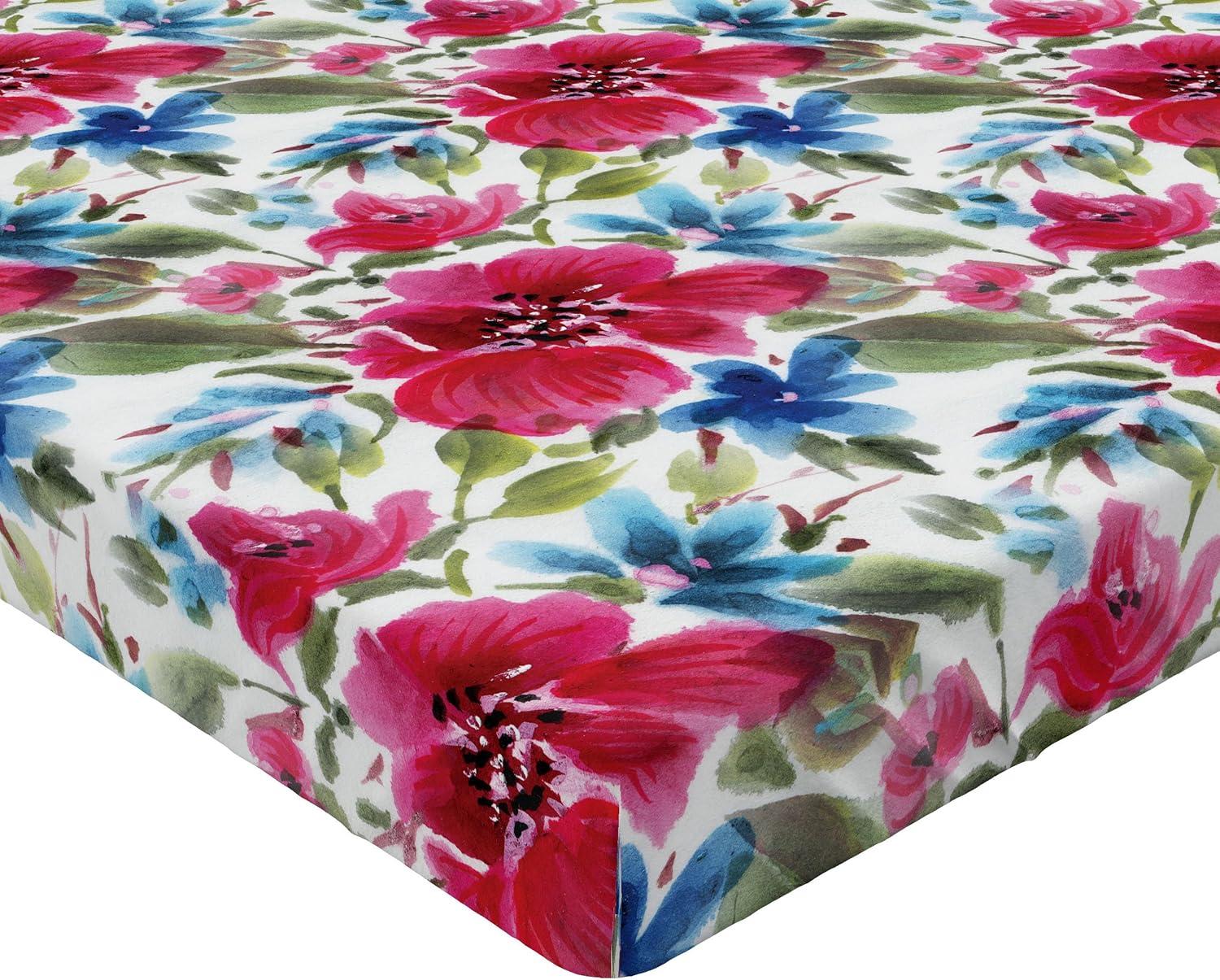 imageAmbesonne Floral Fitted Sheet Realistic Painting Print A Million Roses to My Love Valentines Day Decorative Soft Bedding AllRound Elastic Pocket California King Pale Pink Dark Pink and EcruPastel Pink Sage Green