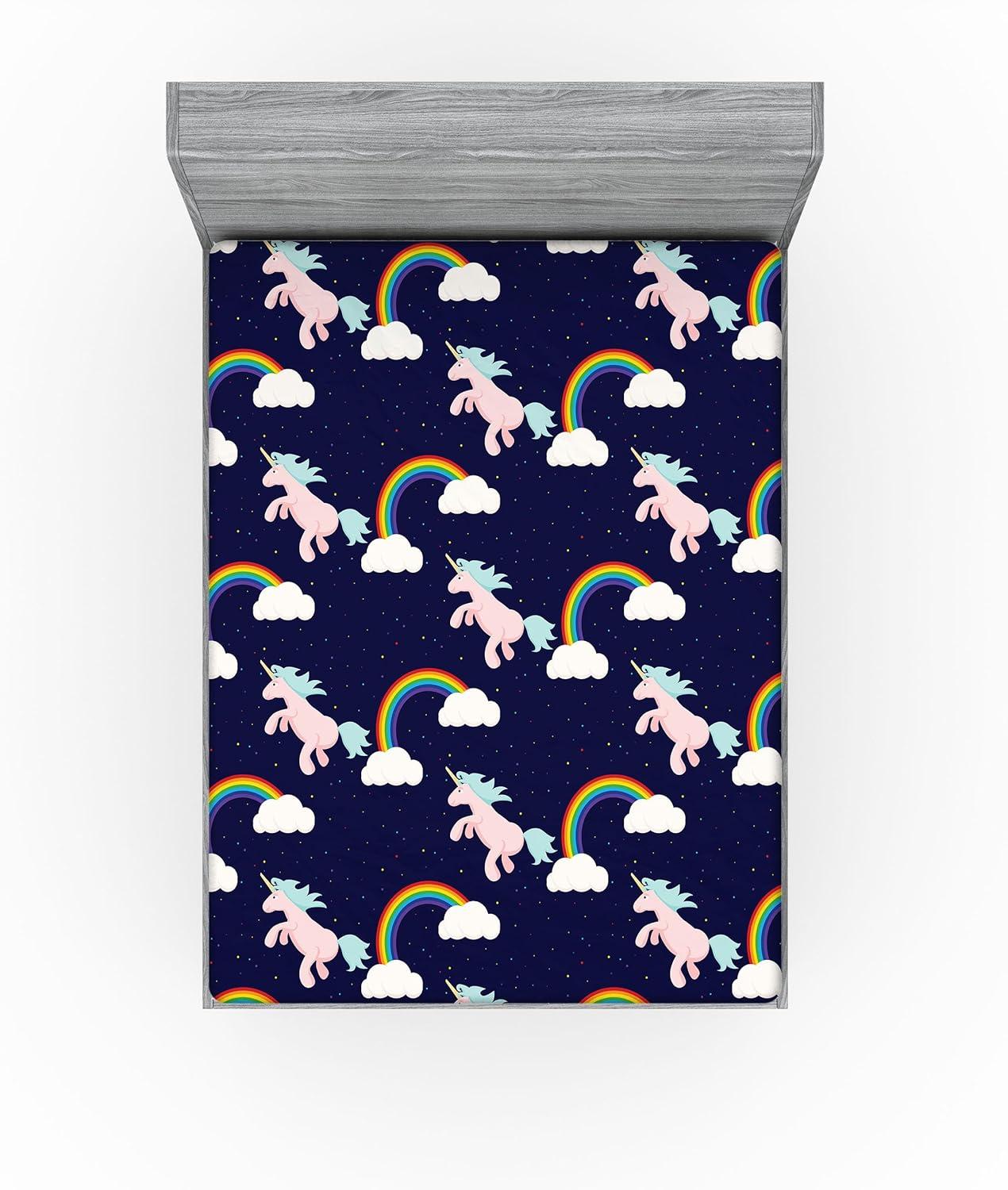 imageAmbesonne Floral Fitted Sheet Valentines Day Theme Grunge Style Repetitive Rose Flowers Abstract Decorative Soft Bedding AllRound Elastic Pocket California King Pale Fuchsia and SepiaNavy Blue and Pale Seafoam