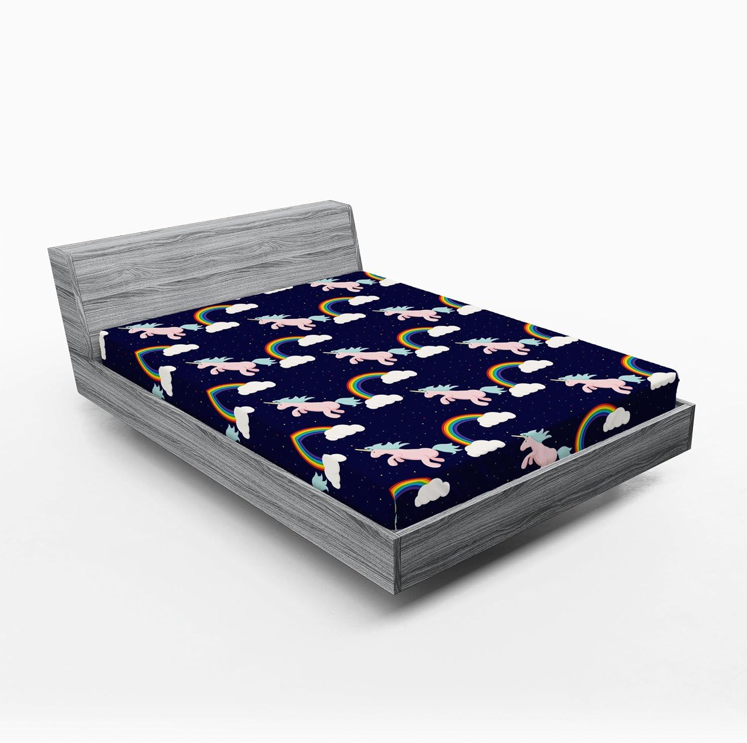 imageAmbesonne Floral Fitted Sheet Valentines Day Theme Grunge Style Repetitive Rose Flowers Abstract Decorative Soft Bedding AllRound Elastic Pocket California King Pale Fuchsia and SepiaNavy Blue and Pale Seafoam