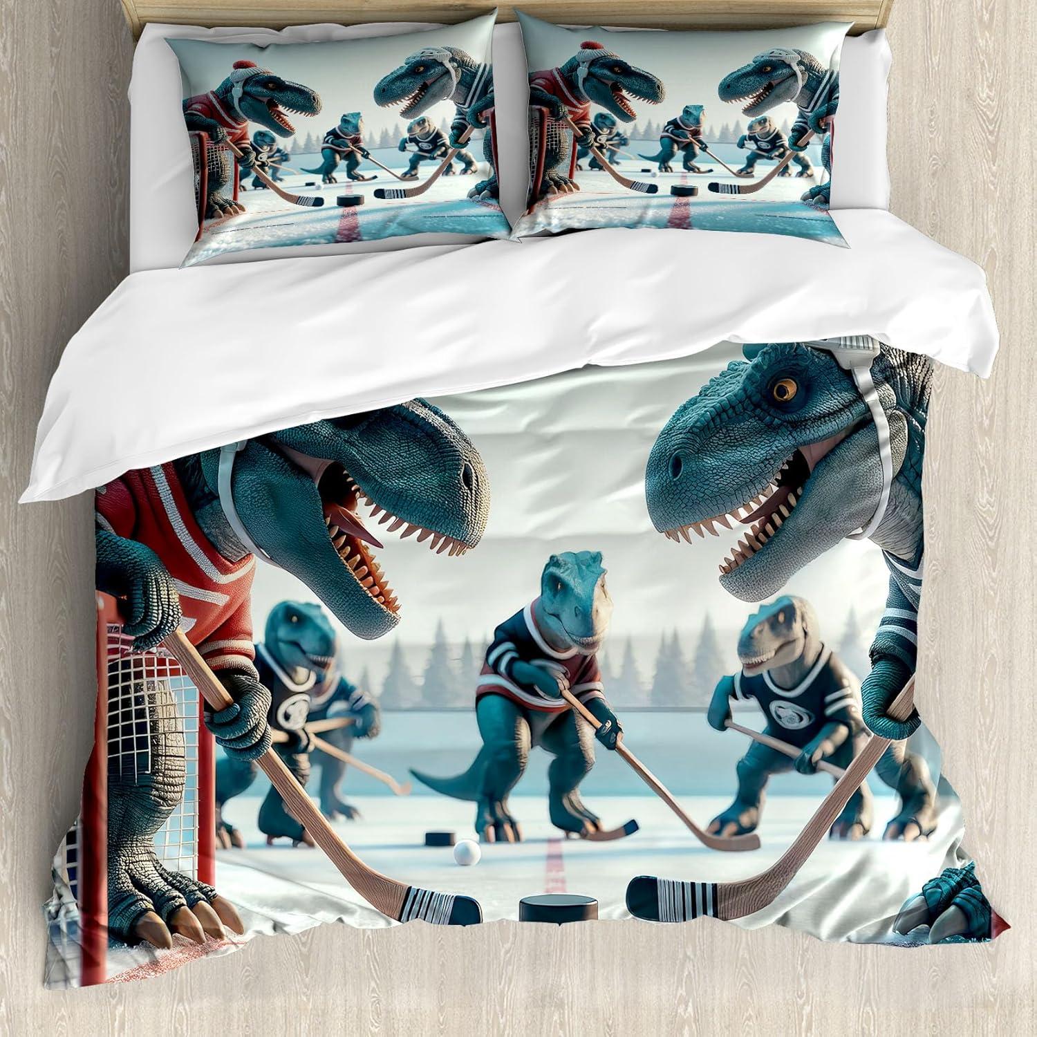 imageAmbesonne Floral Heart Duvet Cover Set Tenderness of Romantic Garden Ivy Branches and Roses Valentines Day Decorative 3 Piece Bedding Set with 2 Pillow Shams Queen Size Laurel Green and PinkPetrol Blue Pale Ruby