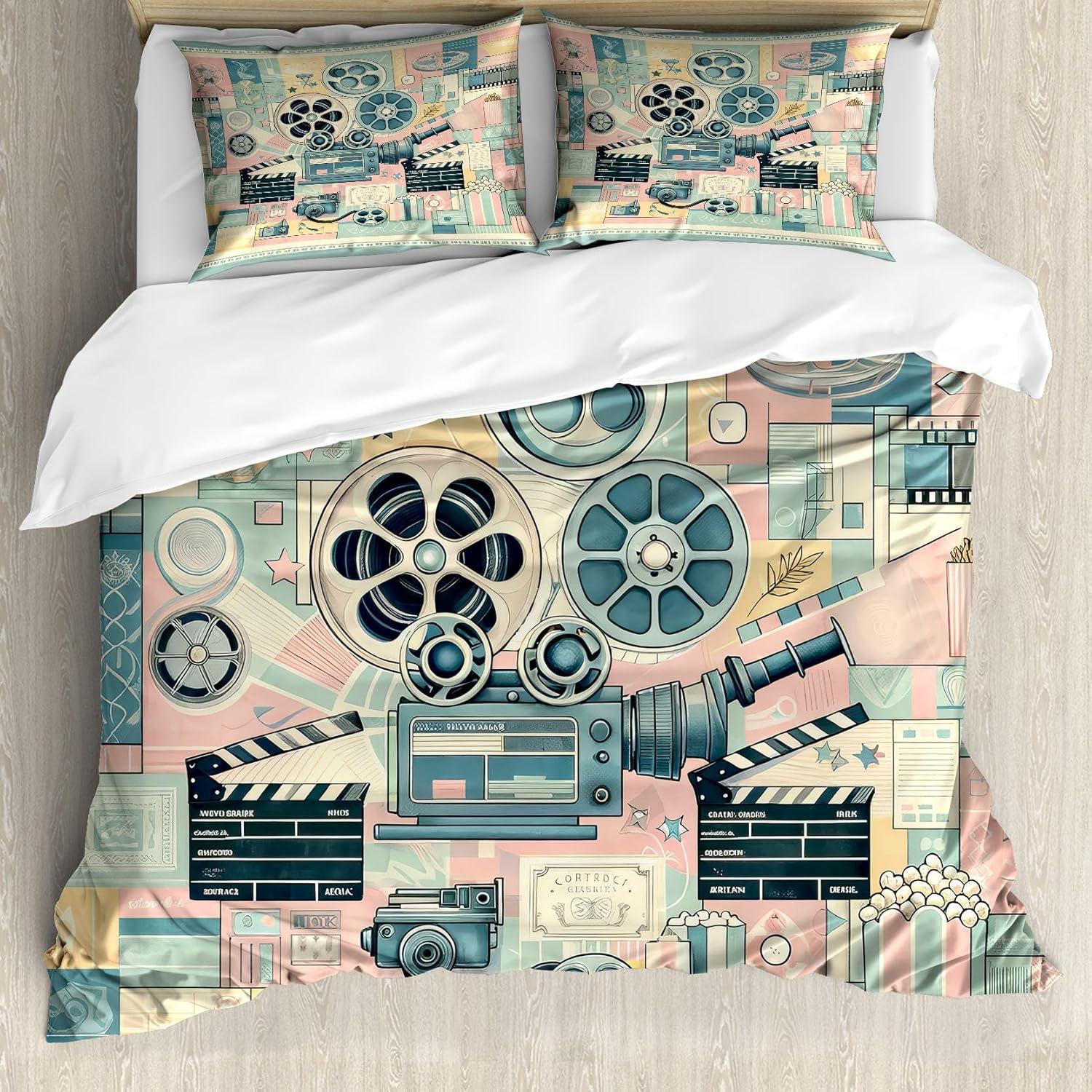 imageAmbesonne Floral Heart Duvet Cover Set Tenderness of Romantic Garden Ivy Branches and Roses Valentines Day Decorative 3 Piece Bedding Set with 2 Pillow Shams Queen Size Laurel Green and PinkAlmond Green Blush Peach