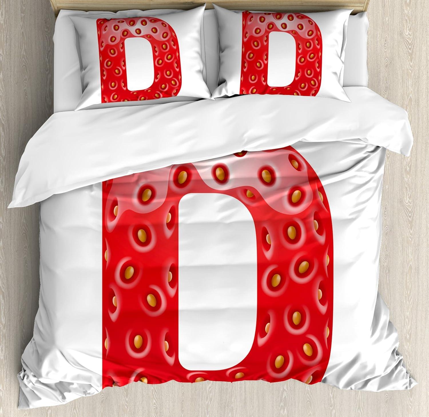 imageAmbesonne Kiss Duvet Cover Set Girl Black Silhouette Blowing Red Hearts Romance Love Valentines Day Theme Decorative 3 Piece Bedding Set with 2 Pillow Shams Queen Size Black White RedVermilion Green Orange