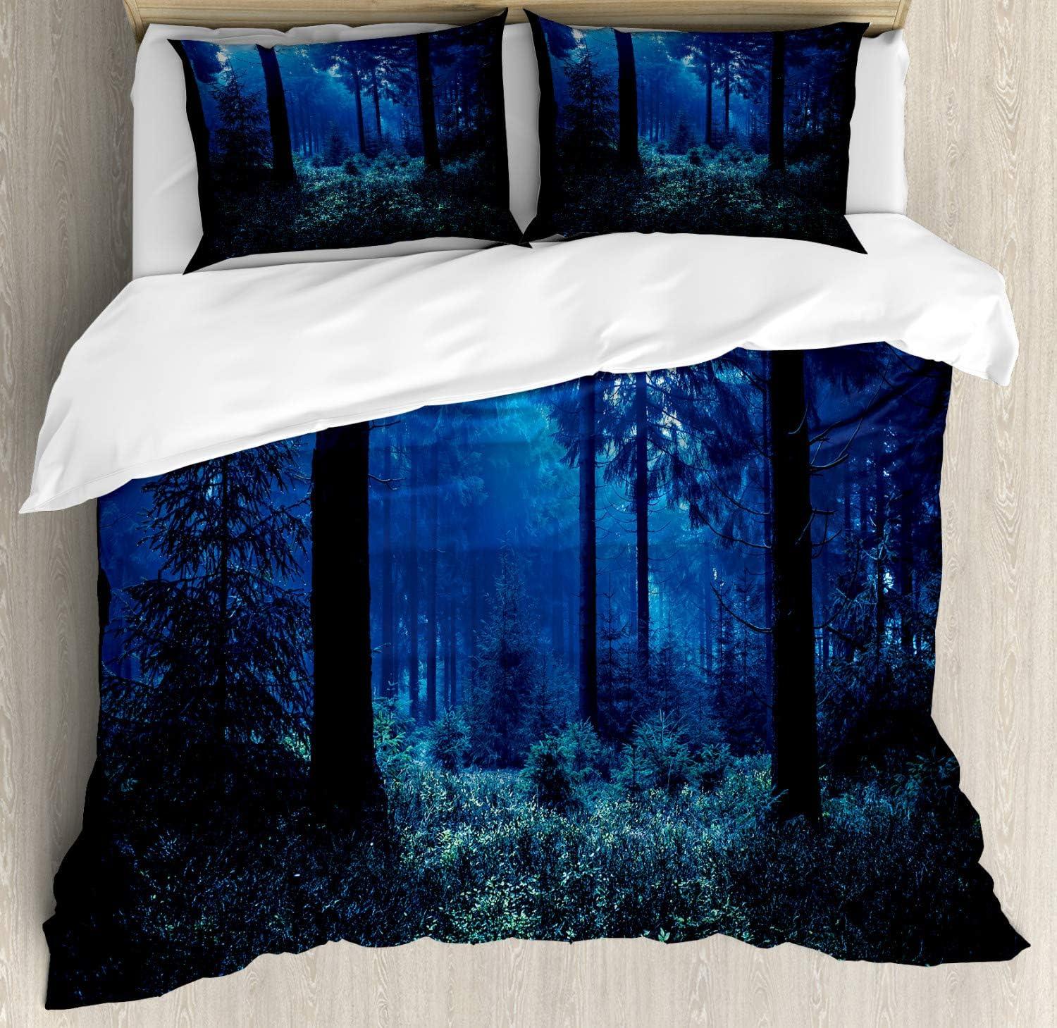 imageAmbesonne Kiss Duvet Cover Set Girl Black Silhouette Blowing Red Hearts Romance Love Valentines Day Theme Decorative 3 Piece Bedding Set with 2 Pillow Shams Queen Size Black White RedBlue Green White
