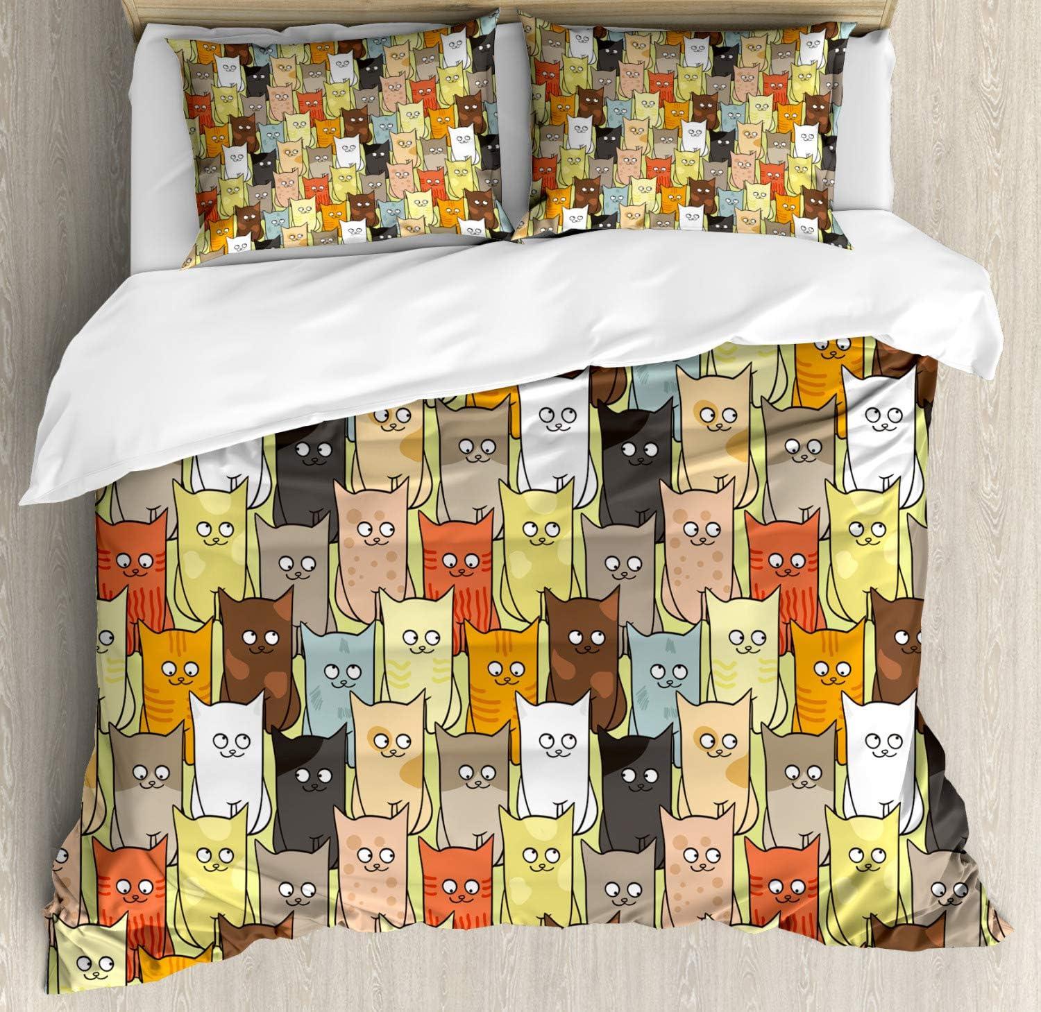 imageAmbesonne Kiss Duvet Cover Set Girl Black Silhouette Blowing Red Hearts Romance Love Valentines Day Theme Decorative 3 Piece Bedding Set with 2 Pillow Shams Queen Size Black White RedMarigold Multicolor
