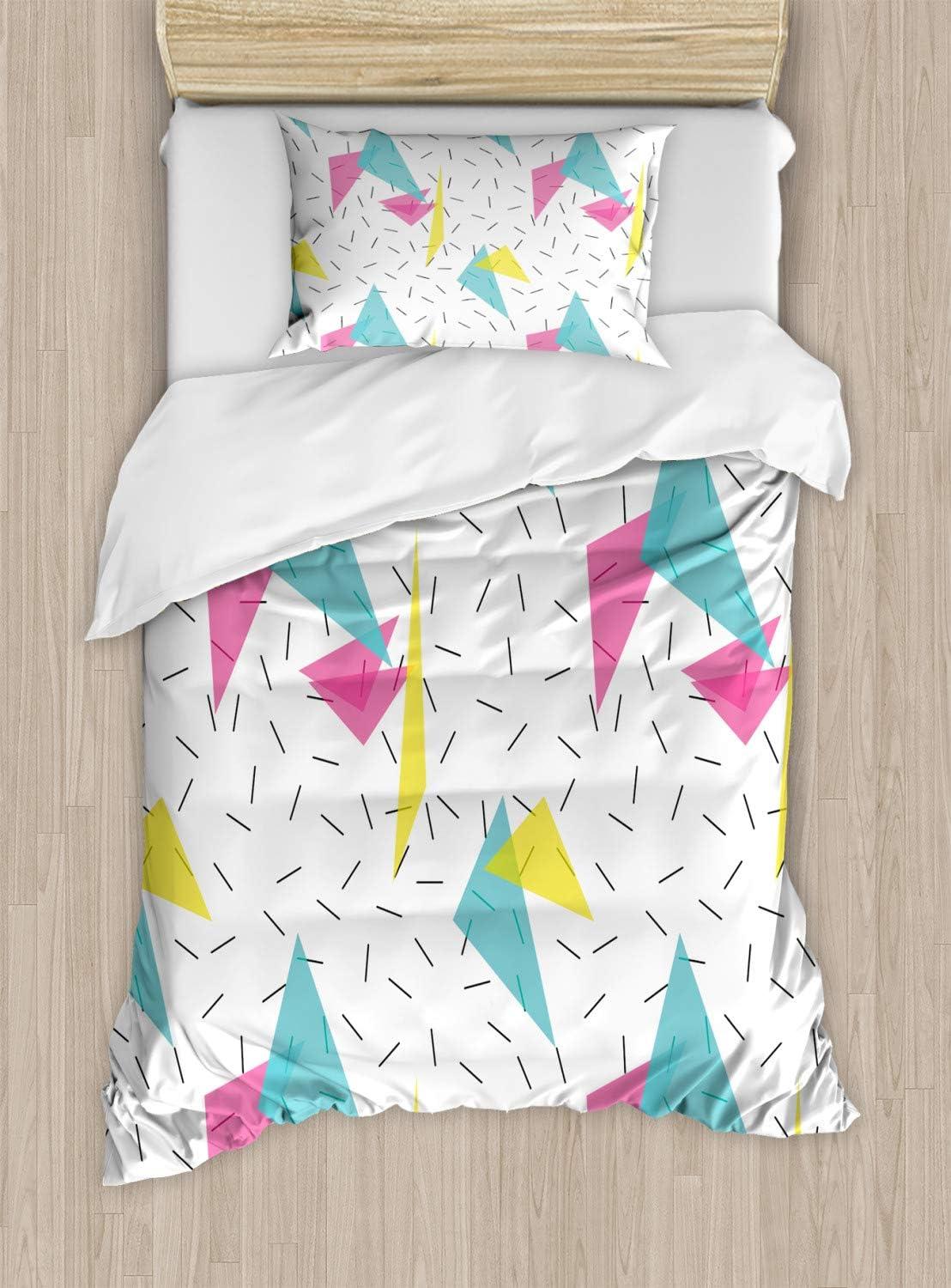 imageAmbesonne Kiss Duvet Cover Set Girl Black Silhouette Blowing Red Hearts Romance Love Valentines Day Theme Decorative 3 Piece Bedding Set with 2 Pillow Shams Queen Size Black White RedPink Multicolor