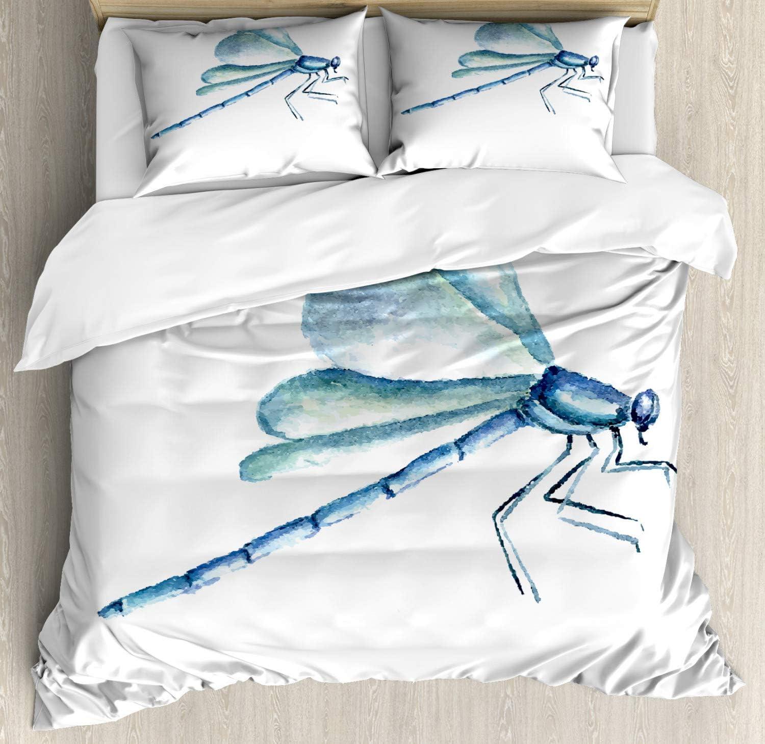 imageAmbesonne Kiss Duvet Cover Set Girl Black Silhouette Blowing Red Hearts Romance Love Valentines Day Theme Decorative 3 Piece Bedding Set with 2 Pillow Shams Queen Size Black White RedPale Blue White