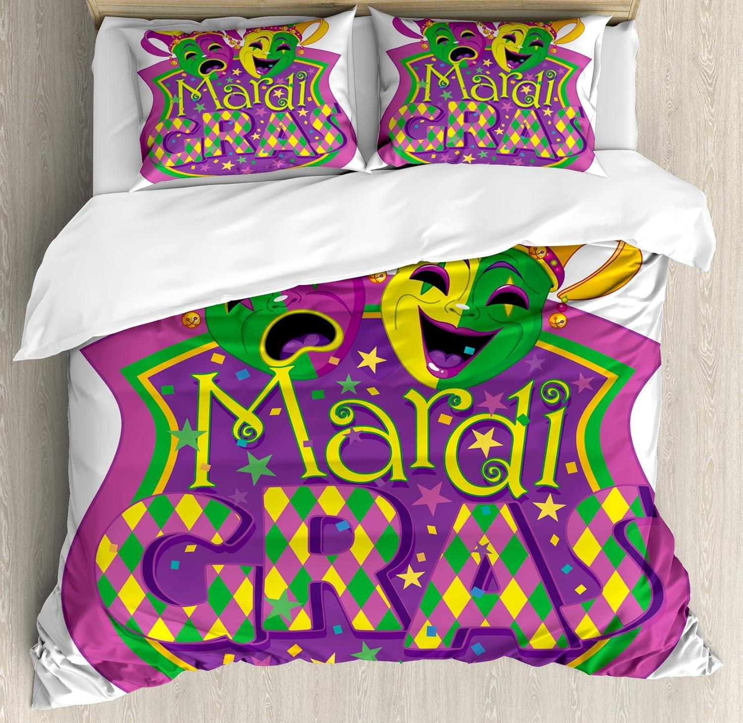 imageAmbesonne Kiss Duvet Cover Set Girl Black Silhouette Blowing Red Hearts Romance Love Valentines Day Theme Decorative 3 Piece Bedding Set with 2 Pillow Shams Queen Size Black White RedPurple Green Yellow