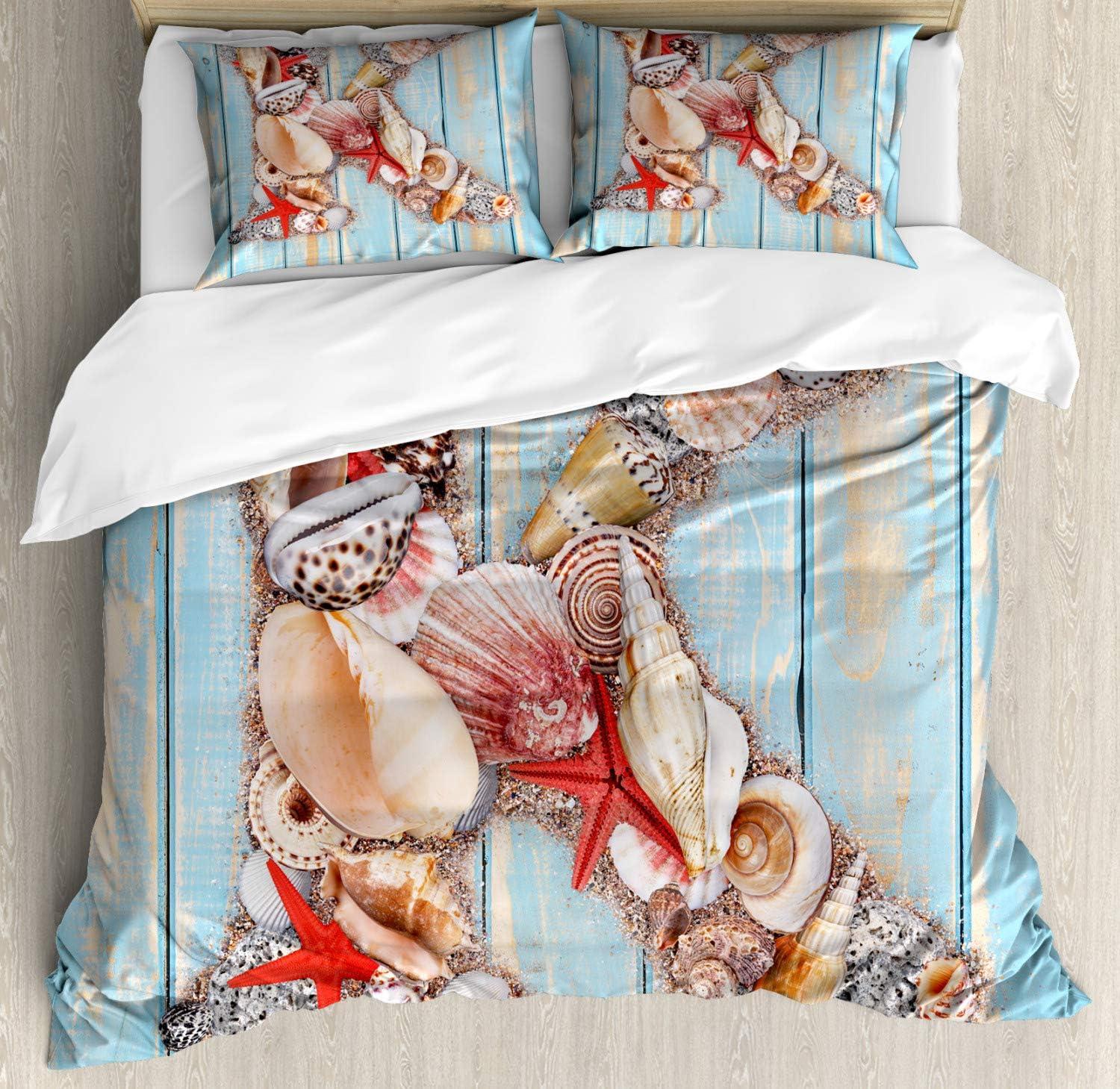 imageAmbesonne Kiss Duvet Cover Set Girl Black Silhouette Blowing Red Hearts Romance Love Valentines Day Theme Decorative 3 Piece Bedding Set with 2 Pillow Shams Queen Size Black White RedDark Coral Pale Blue