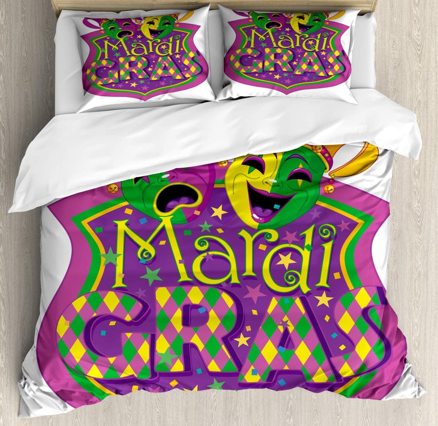 imageAmbesonne Kiss Duvet Cover Set Girl Black Silhouette Blowing Red Hearts Romance Love Valentines Day Theme Decorative 3 Piece Bedding Set with 2 Pillow Shams Queen Size Black White RedPurple Green Yellow